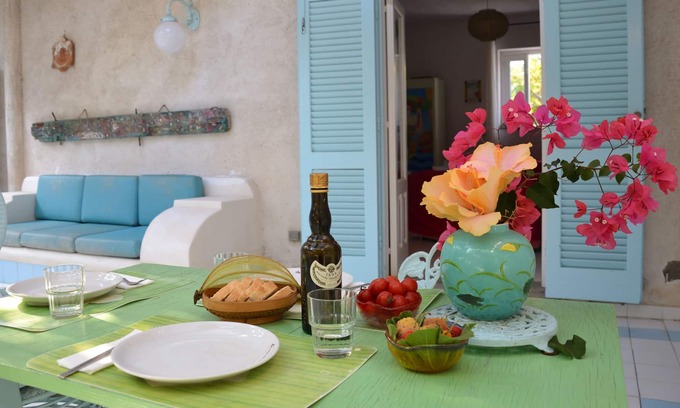 Piscita House | Blue House in Stromboli Piscità