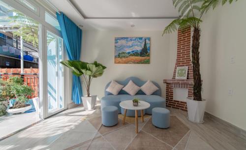 Da Lat House | Blue House Nguyên Căn Ngay Trung Tâm Có Máy Lạnh