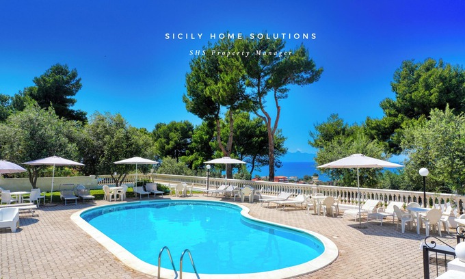 Trappeto Cottage | Blue moon cottage with pool Oasis Sea view in Villa By Sicily Home Solutions