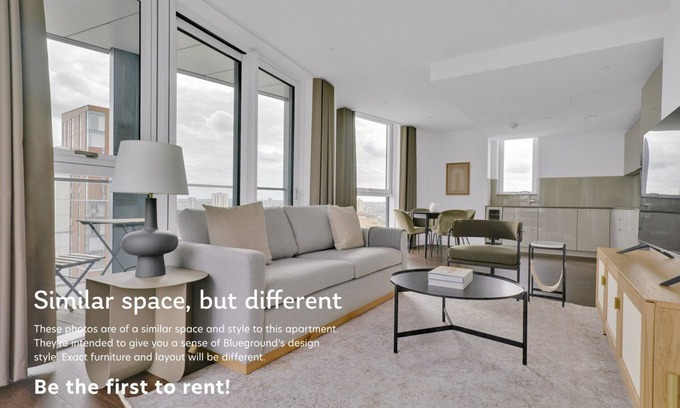 Vauxhall Apartment | Blueground | Nine Elms, balcony, nr Battersea Park