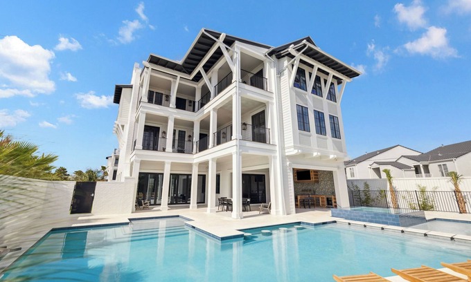 Dune Allen Beach House | Bluffs on 30A W|Easy Beach Access|Private Resort Style Pool|Outdoor Kitchen