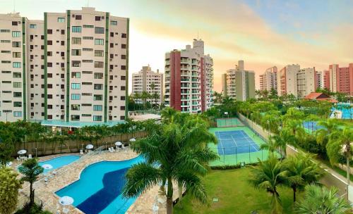 Riviera de Sao Lourenco Hotel | Boulevard Riviera Flat - VISTA MAR E CLUBE