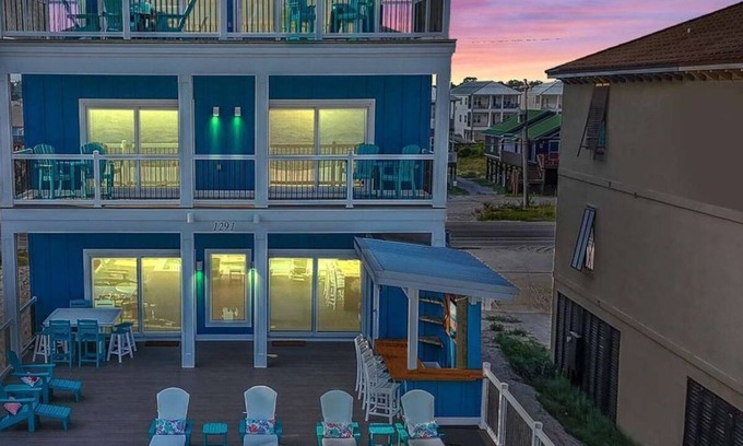 Gulf Shores House | Brand New Lavish Gulf Front Home | Entertainment Deck, Pool & Boardwalk, Nashville Beach By Kaiser