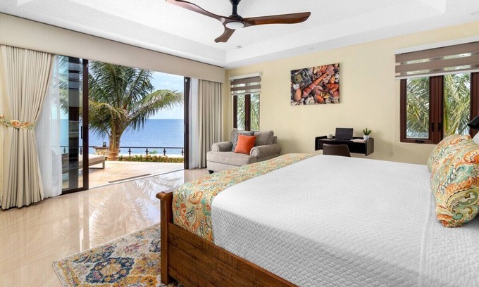 Tower Isle Villa | Breathtaking Oceanfront Luxe Villa in Tower Isle, Jacuzzi, Pool, Fully Staffed