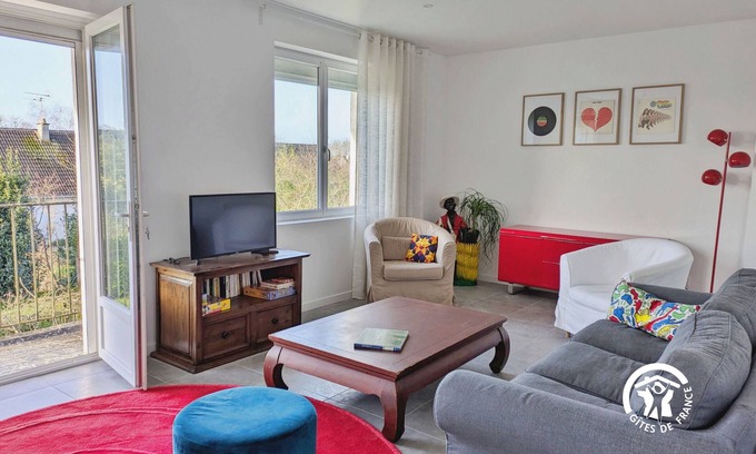 Sainte-Suzanne-and-Chammes Cottage | Bright house in Sainte Suzanne with garden, 3 bedrooms, wifi