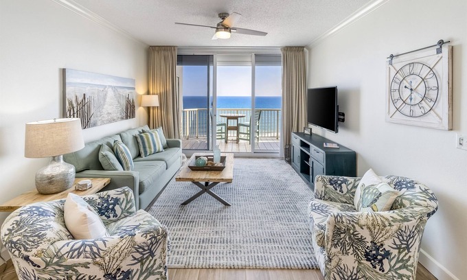 Fort Morgan Condo | Bristol 1509 Direct Gulf View - K/Q/ss Right on the Beach! WIFI