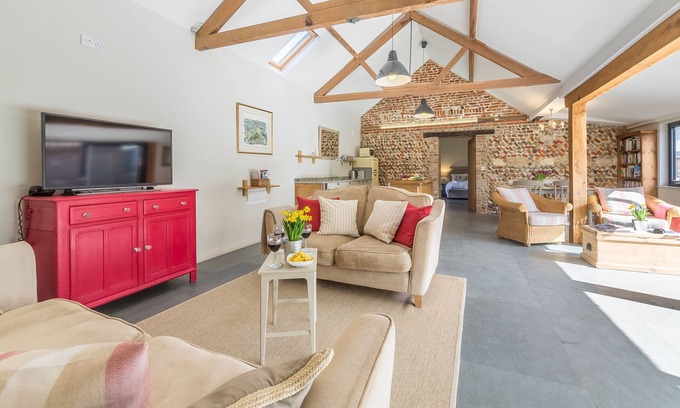 Ridlington Cottage | Bromholm Barn is set within a rural location, surrounding by beautiful open countryside