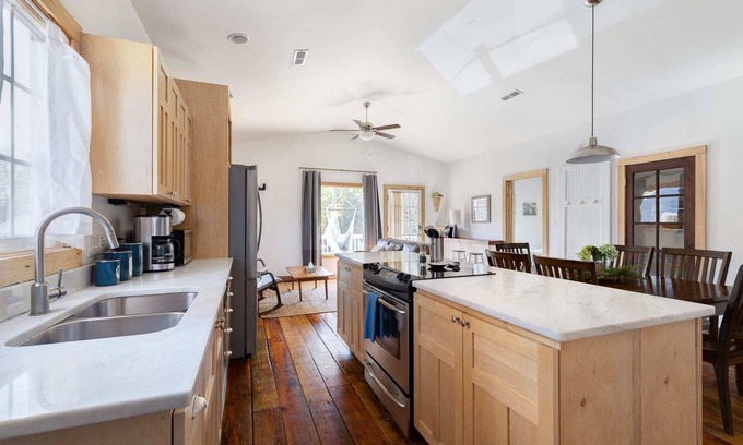 Durham House | Bull Durham: Proximity + Amenities & Easy Check-in