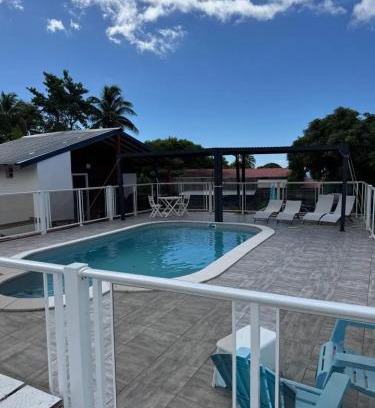 Basse-Terre House | Bungalow cosy près de Basse-Terre - 20 m² avec piscine