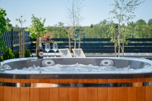 Lubniewice Villa | Całoroczny Domek Boho Lubniewice jezioro jacuzzi