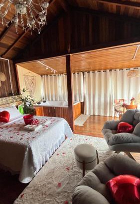 Santo Antonio de Lisboa Apartment | Cabana com banheira de Hidro e vista para o mar, privativa e tranquila localização excelente