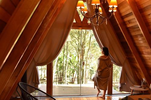 Santa Helena Ski Chalet | Cabana com lareira, hidro, cavalos e piscina