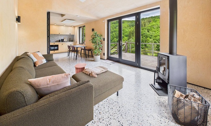 Gembes Ski Chalet | Cabin vr 4, zicht Semois-rivier!