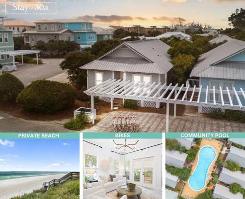 Seacrest House | Camp Creek Cottage by Stay on 30A- Pool, Bikes, Private Beach Access