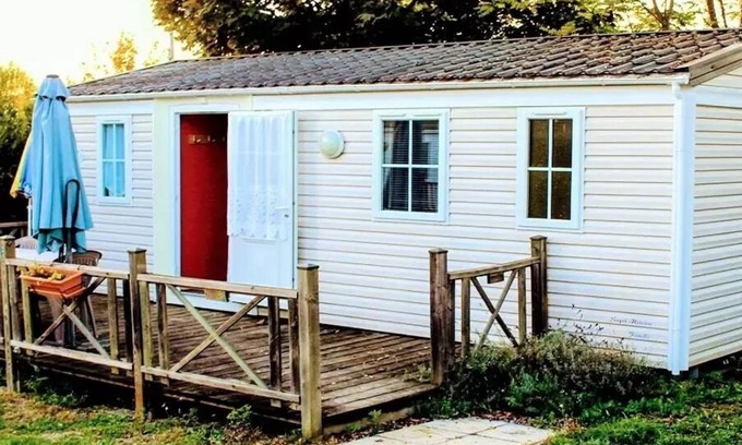 Verteillac House | Camping Le Pontis* - 3-room mobile home for 4/6 people