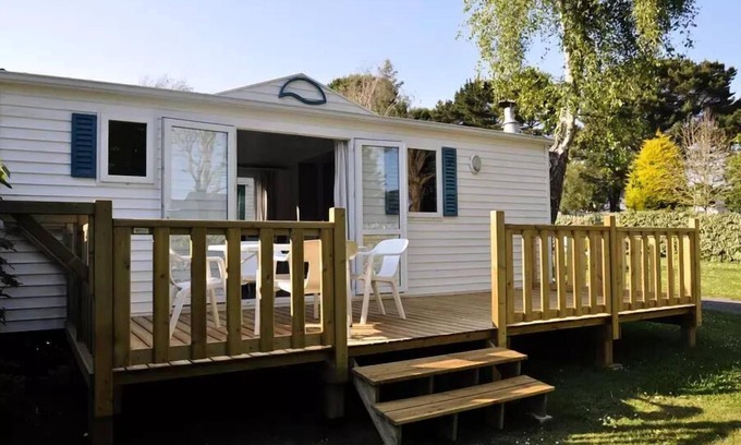 Nevez House | Camping Le Raguenès Plage* - Mobile Home Glénan 3 Rooms 4 People