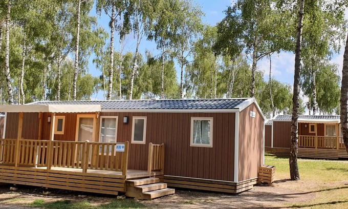 Chatel-Guyon House | Camping Le Ranch des Volcans * - Mobile Home 5 Rooms 10 People