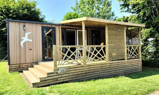 Les Loges House | Campsite L'Aiguille Creuse* - Mobile home L'Oiseau Blanc Sunêlia Luxury 2 bedrooms - 2 bathrooms 4 people