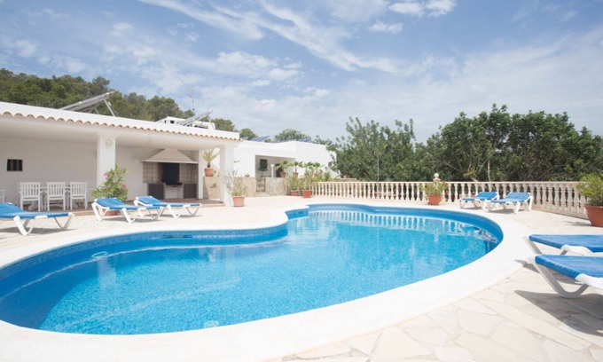 Sant Antoni de Portmany Villa | Can Tunicu has great sea views near to San Antonio
