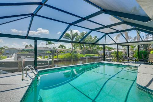 Lochmoor Waterway Estates House | Canalfront Home with Dock and Pool 5 Mi to Ft Myers!