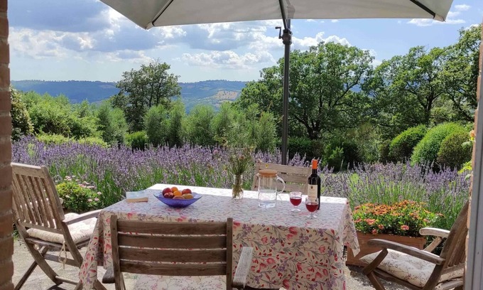 Roccalbegna House | Capitorio: quiet rural spot, aromatic garden, great views