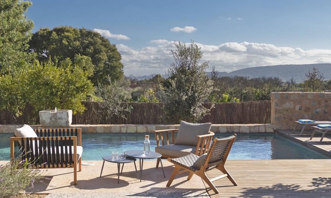 Consell Ski Chalet | Cas Padrins | Great design vacation home w/pool | Consell | Bbq, AirCon, Garden