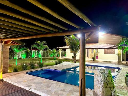 Sao Pedro House | Casa adorável com 6 quartos, piscina, sauna, lareira e academia