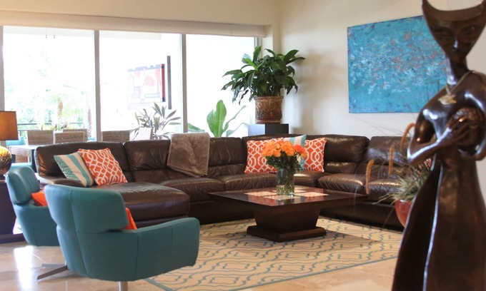 Emiliano Zapata Condo | Casa Celeste at Molino de Agua -Stunning 3/3 Suite - ocean, pool & garden views