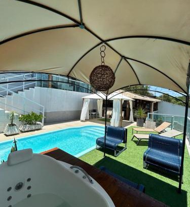 Nova Guarapari Apartment | Casa com piscina área gourmet Enseada Azul