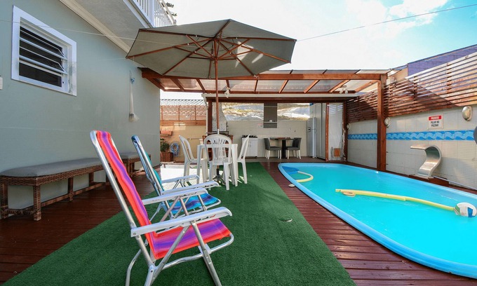 Alto Ribeirao Leste House | Casa com Piscina no Ribeirão da Ilha - SDI013