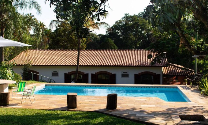 Guacuri House | Casa de campo com Wi-Fi e Piscina em Itupeva/SP