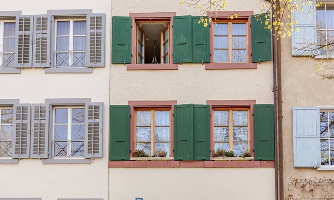 Basel City Centre Apartment | Casa Rheinblick - Apartment B - 1BR River View – 2nd Floor