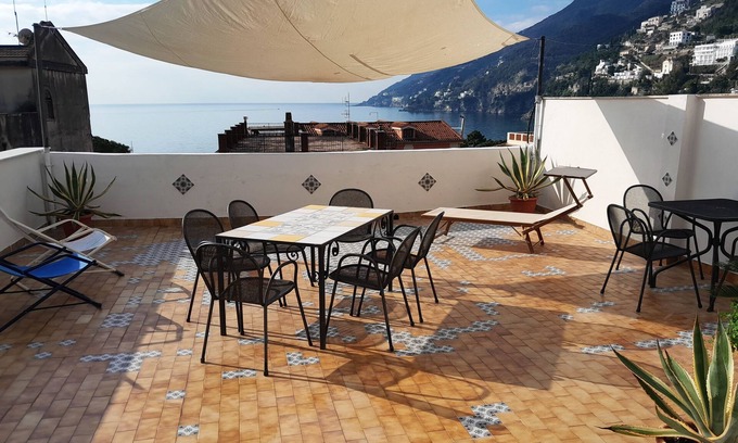 Vietri sul Mare Apartment | Casa Sebastian - with large seaview-terrace, only a few steps from the beach