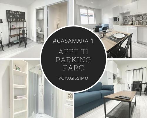 Saint-Jacques - Saint-Roch Apartment | Casamara 1 T1 avec 2 couchages 10 min CHU