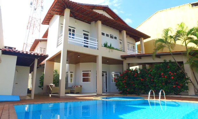 Barra de Sao Miguel House | Casarão Com 3 suítes, 2 quartos, Piscina, Praia Perto