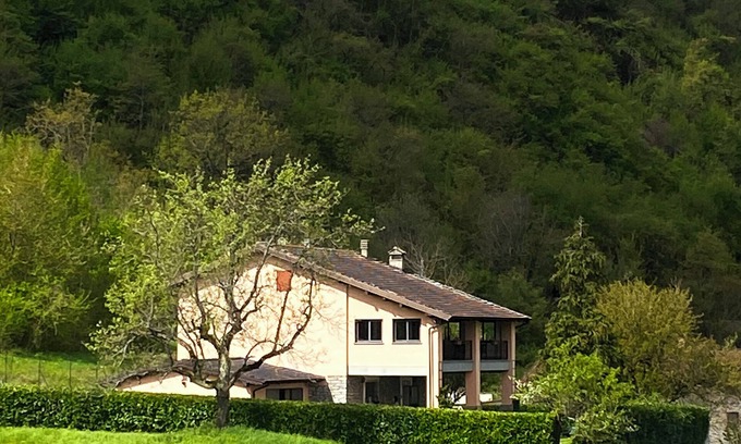 Bobbio Villa | Cascina Bruna Spacious villa with panoramic view and garden in Val Trebbia