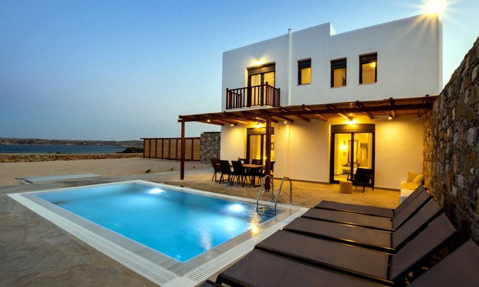 Afiartis Villa | Cato Agro 1, Seafront Villa with Private Pool