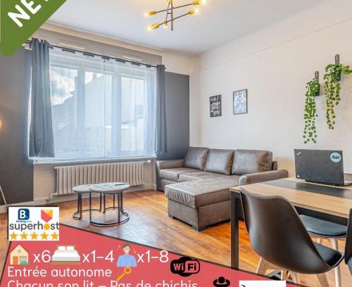 Hayange Apartment | CATTENOM NEW NOVÝ NOWY НОВИЙ - 3 min Parking, Wi-Fi, Nespresso - Repos assuré, calme & confort - Rest guaranteed, quiet & comfy
