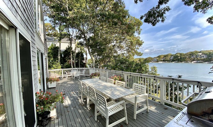 Summersea House | Centrally-Located New Seabury Waterfront: Fall At 20% Off!