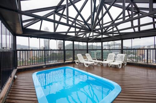 Centro Apartment | Centro Blumenau Rota Gastronômica Piscina