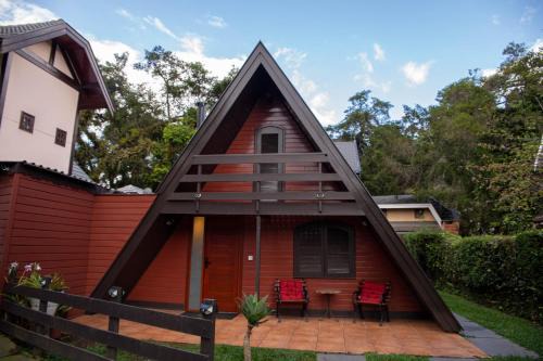 Loteamento Jardim Veu da Noiva Ski Chalet | Chalé Pinot com Lareira