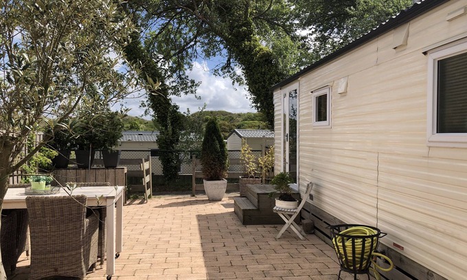 IJmuiden Ski Chalet | chalet /caravan De Duinpan in IJmuiden Near Zandvoort Amsterdam and Haarlem