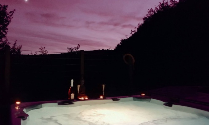 Luceram Ski Chalet | Chalet Deer with private pool and access Spa in winter.