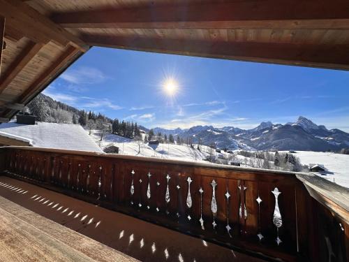 Schoenried Apartment | Chalet mit Traumblick & Sauna