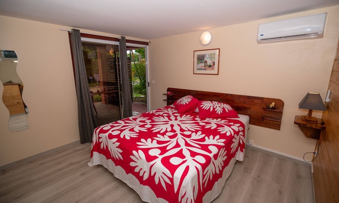 Bora Bora Hotel | Chambre double supérieure et salle de bain privée