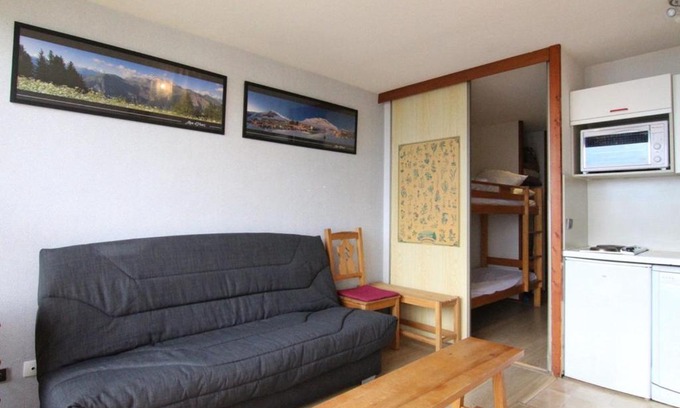Eclose-Ouest Apartment | Charmant 2 pièces avec balcon, proche remontées et commerces, pour 4 pers. - Alpe d'Huez - FR-1-405-62