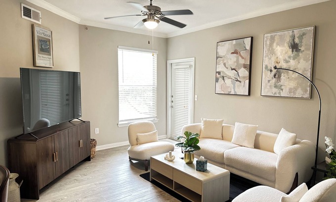 Egypt Apartment | Charming 2-bedroom apartment with AC, fitness room in The Woodlands