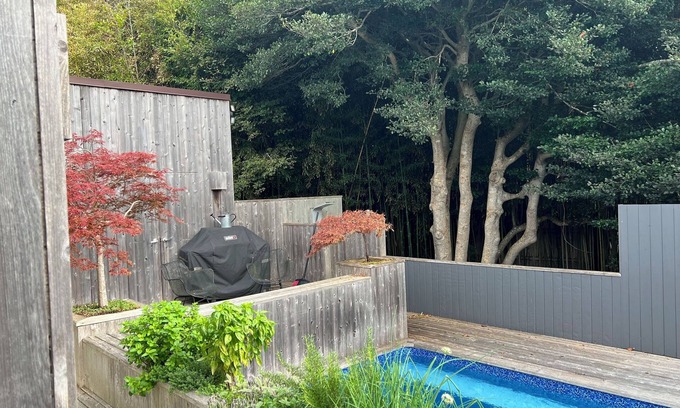 Fire Island Pines House | Charming 2-Bedroom Cottage in Fire Island Pines with heated pool!