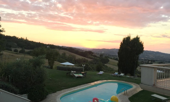 Montelabbate Villa | charming 250 m² solution of villa, pool nearby the beach in Italy