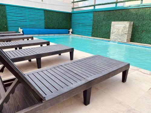 Boca del Rio Apartment | Charming and Family With a pool and ocean view, 3 blocks from the beach, with 2 TVs and Netflix